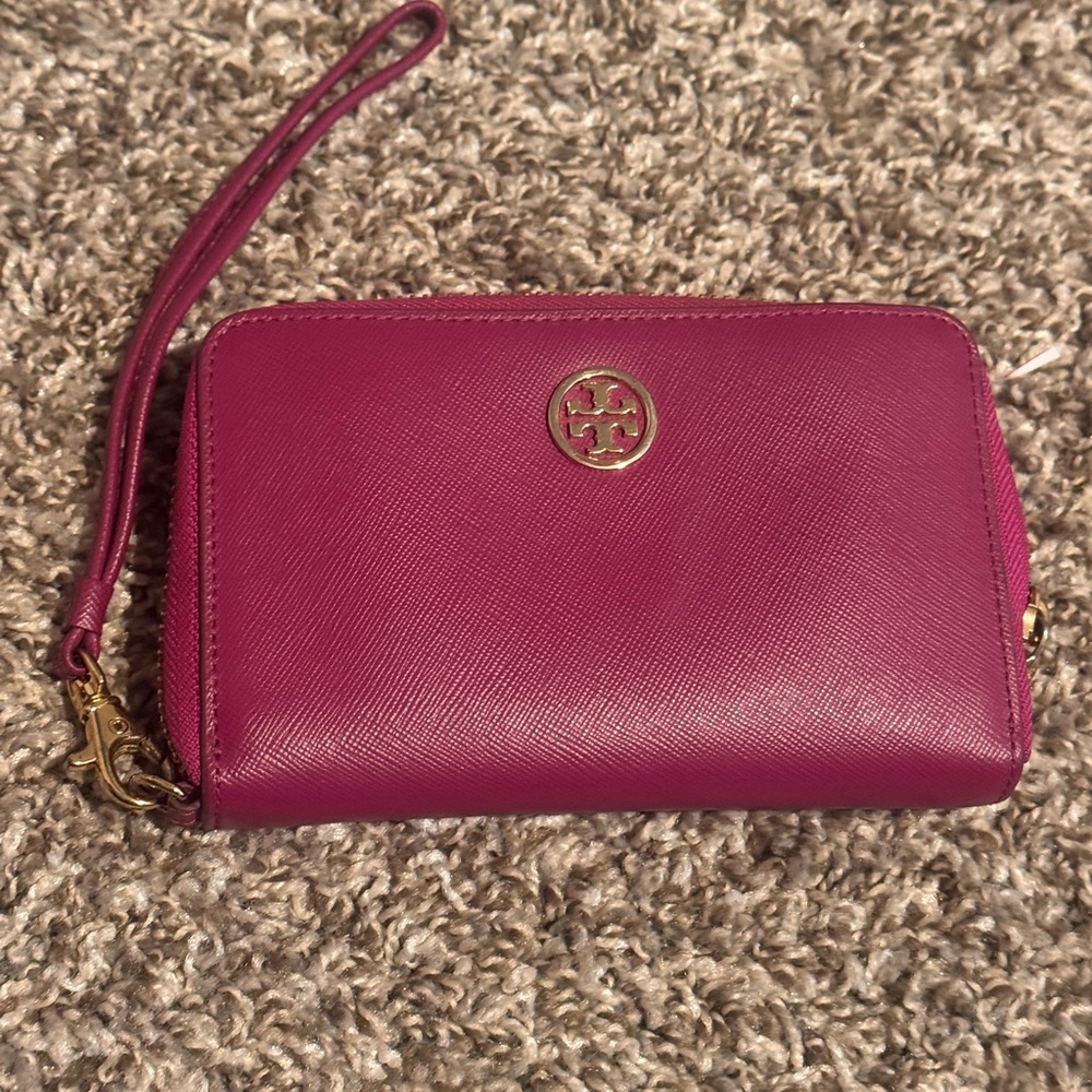 Tory Burch Pink Wristlet Wallet